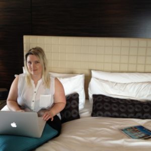 Bethaney Laptop Working Four Seasons Sydney