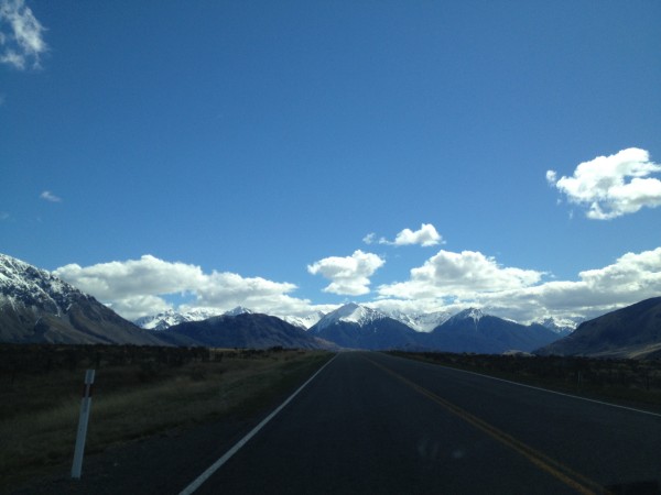 Southern Alps, Drive from Christchurch to Greymouth, New Zealand