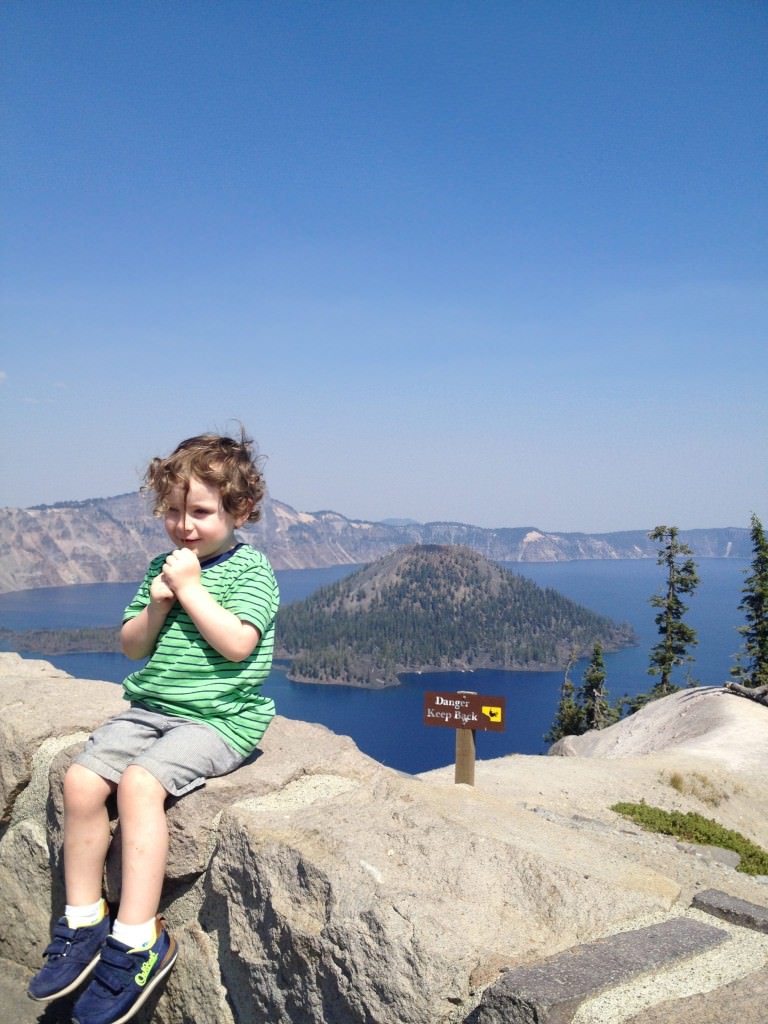 Reuben at Crater Lake, Oregon