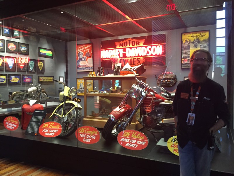 Touring the Harley Davidson Museum in Milwaukee