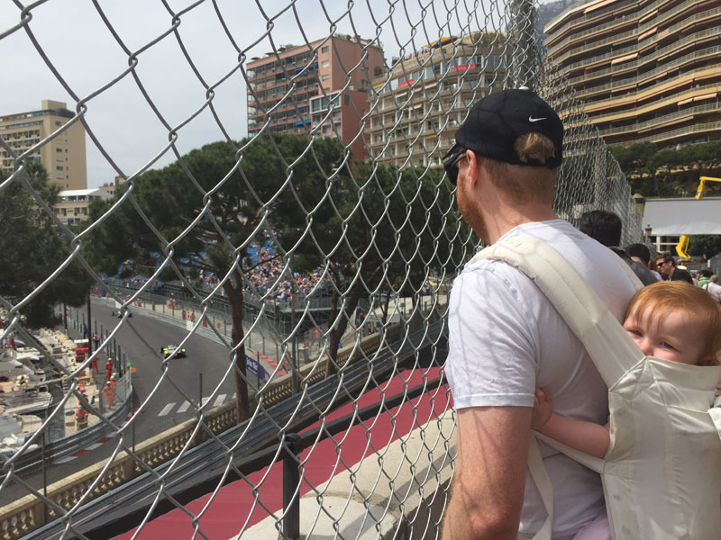 Hazel-in-Ergo,-Watching-ePrix,-Monaco