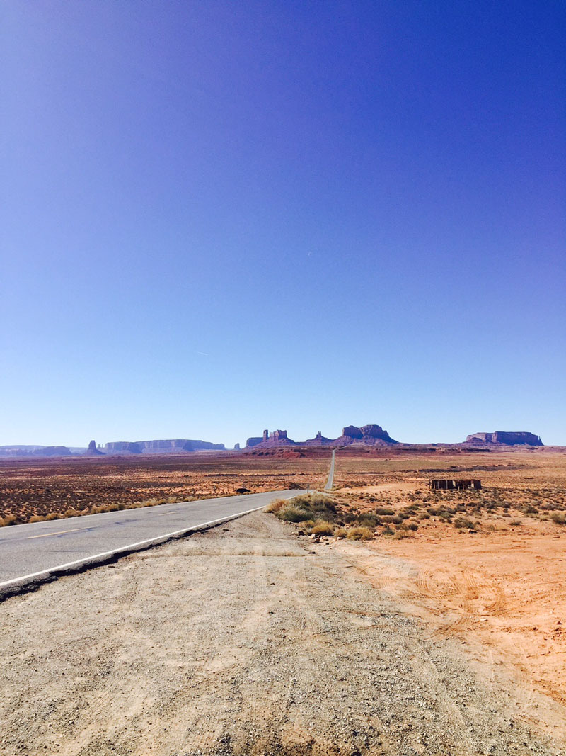 Road Leading to Monument Valley, Vertical