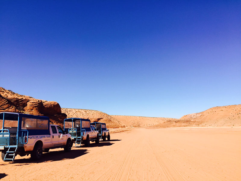 Tour Trucks, Antelope Canyon