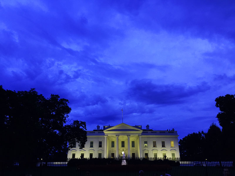 The White House at Twilight