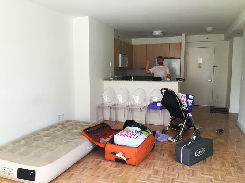 Our Airbnb Apartment with No Furniture in New York City!