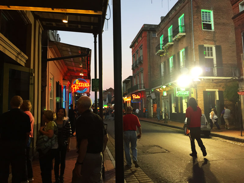 Bourbon Street at Dusk, New Orleans, NOLA