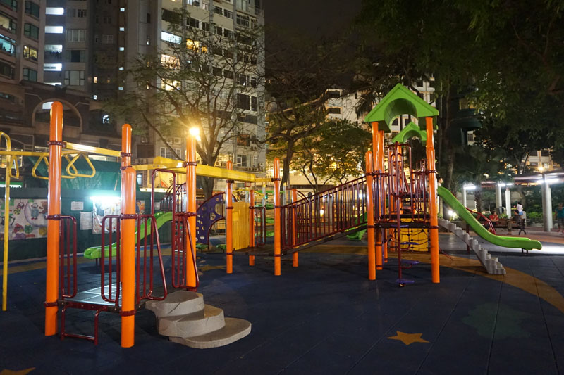 Playground near Happy Valley Racecourse Hong Kong