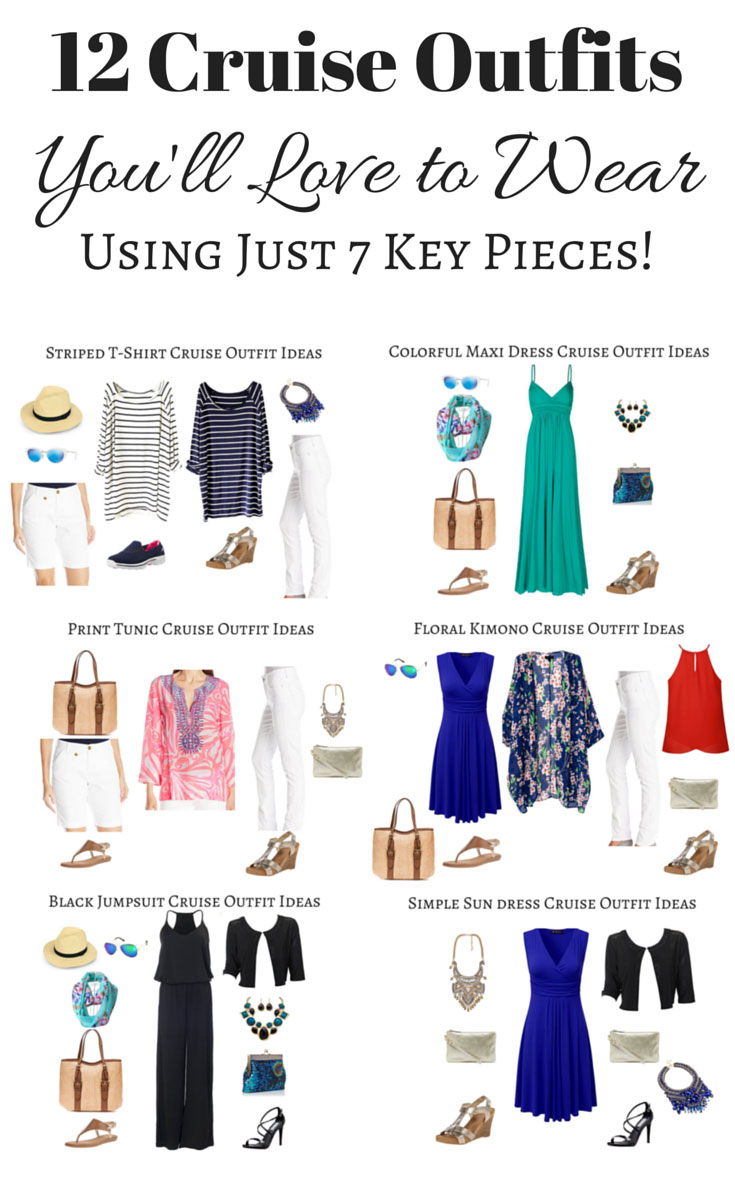 12 Cruise Outfits You'll Love to Wear Using Just 7 Key Pieces!