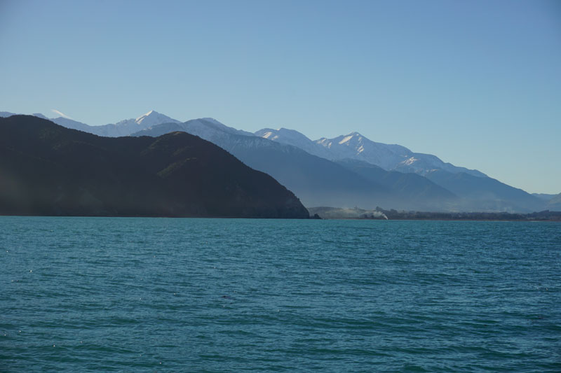 View of the Kaikoura Ranges from Our Whale Watch