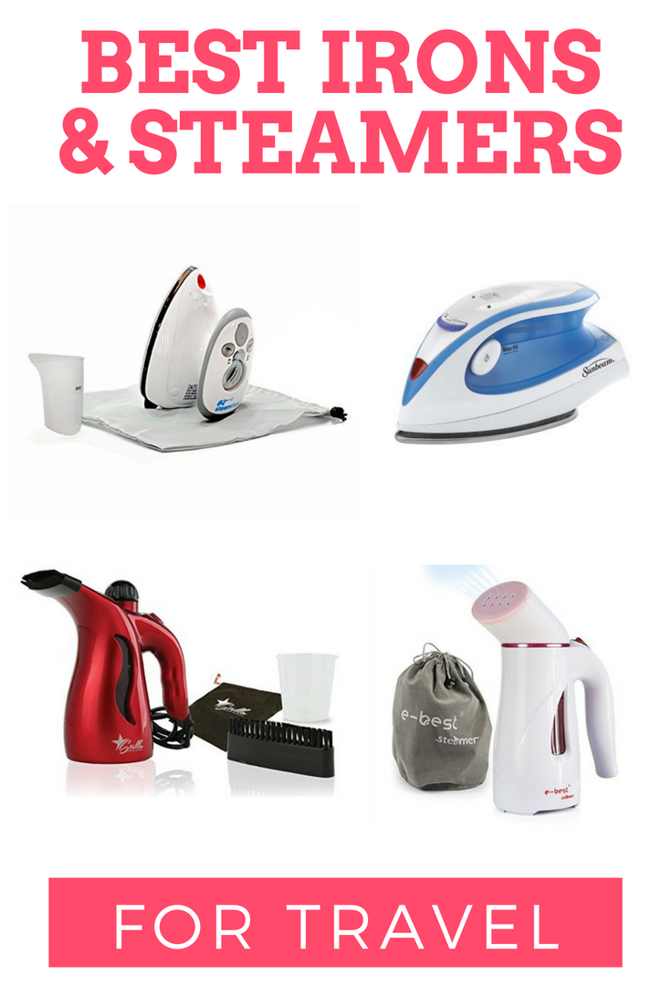 Foneso Clothes Steam Iron Mini Portable Vertical Iron for Travel White. Multi-Functional for Clothing and Facial Steamer 