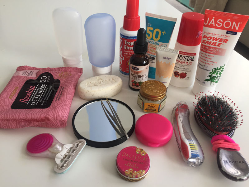 The Complete Travel Toiletries List - Pack Right Every Time!