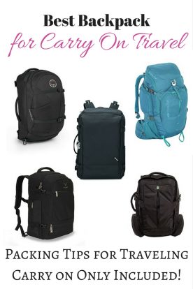 Best Carry On Backpack 2019: The Best 40L Backpack for Travel